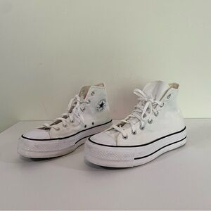 Converse Chuck Taylor All Star Lift Platform Secret - White - Women’s 8